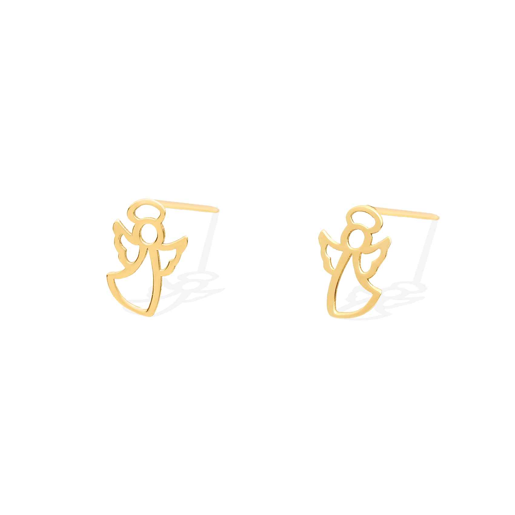 گوشواره طلا 18 عیار طرح انجل